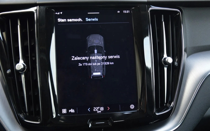 Volvo XC 60 cena 163900 przebieg: 42000, rok produkcji 2021 z Włocławek małe 352